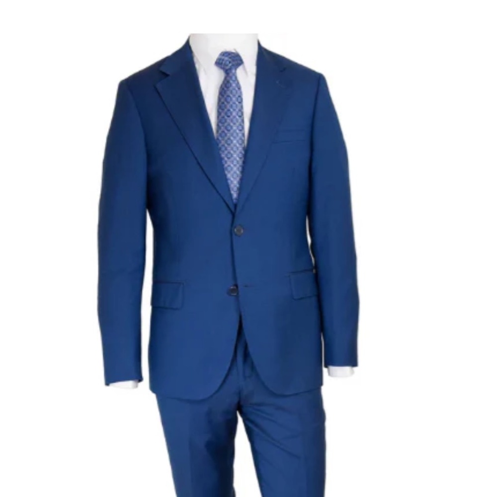 ITALIAN BLUE BARONI CUSTOM MADE MEN'S SUIT
